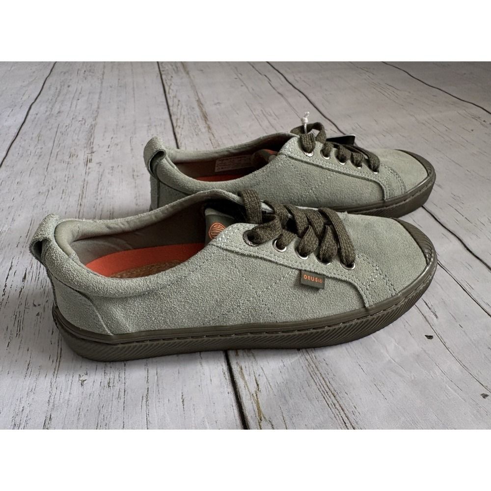 Cariuma X Deus Ex Machina OCA LOW Green Suede sneaker sz W7/M 5.5 BRAZIL Skater - Picture 2 of 6
